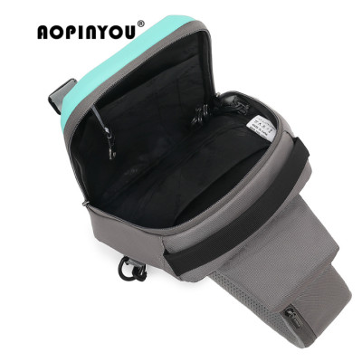 Túi đeo chéo đeo ngực nam thông minh đa chức năng thời trang cao cấp phong cách mớ