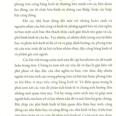 Tôn Giáo Và Công Bằng Kinh Tế