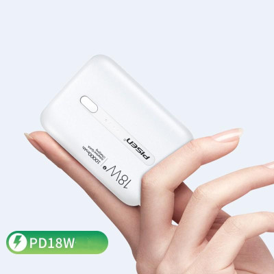 Sạc dự phòng PISEN Quick-miniQP18 (TS-D287) 10000mAh, sạc nhanh công suất  18W, Hàng chính hãng bảo hành 24 tháng