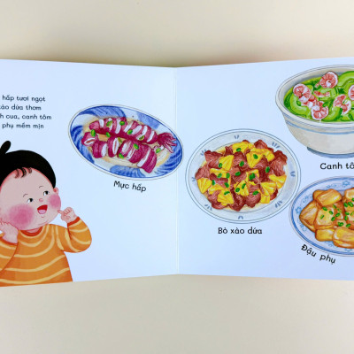 Sách - Bộ Ăn Dặm Hạnh Phúc (3 Cuốn Giấy Bồi Cứng Cho Bé Từ 1 Tuổi+)