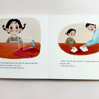 Bộ Sách Kỹ Năng Mềm Cho Bé - Bé Học Ứng Xử - LionBooks - Bộ 4 Cuốn Giấy Bồi Cứng