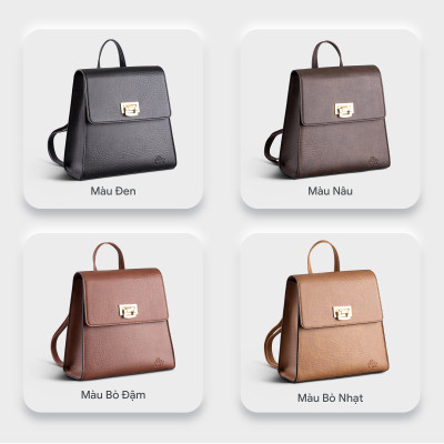 Balo Lata ( Thời trang nữ công sở cỡ trung - Balo da BAL55 )