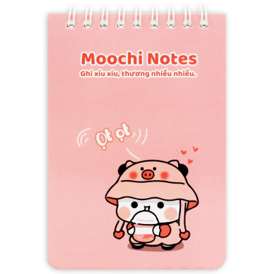 Sổ Lò Xo Moochi Notes B7 - Kẻ Ngang - 120 Trang 80gsm - The Sun 03