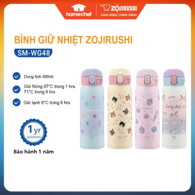 Bình giữ nhiệt nóng lạnh Zojirushi 0.48L SM-WG48, bảo hành giữ nhiệt 1 năm