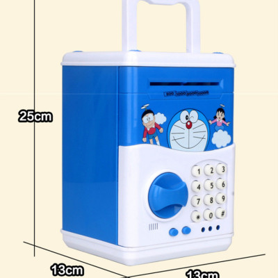 Két sắt mini nhiều màu vui nhộn cho bé (két vuông)