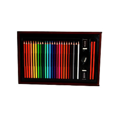 Bút Màu Hộp Gỗ Colormate MS-30W