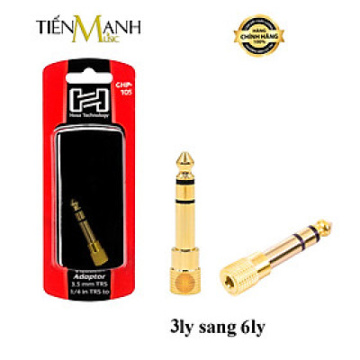 [Cao Cấp] Đầu Jack chuyển đổi âm thanh Hosa từ cổng 3 ly sang 6 ly GHP105, GMP112 - Giắc 3.5mm 6.5mm, 6li 3li, 3ly 6ly, 3 li 6 li GHP-105, GMP-112 Hàng Chính Hãng - Kèm Móng Gẩy DreamMaker