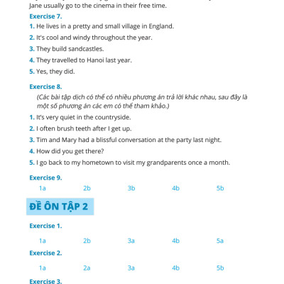 Đề Ôn Tập Từ Vựng Và Cấu Trúc Tiếng Anh Lớp 5_MEGA