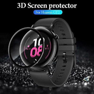 Cường lực màn hình 3D Cạnh Cong Full viền cho Huawei Watch GT2 42mm