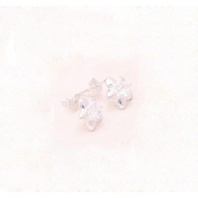 Bông tai bạc Ý 925 Bạc xinh Huệ Ngân - Ngôi sao hi vọng RYE140802