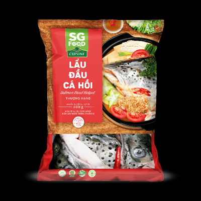 Lẩu Đầu Cá Hồi SG Food Gói 500g