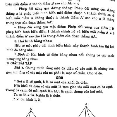 Giải Bài Tập Hình Học Lớp 12 (Cơ Bản)