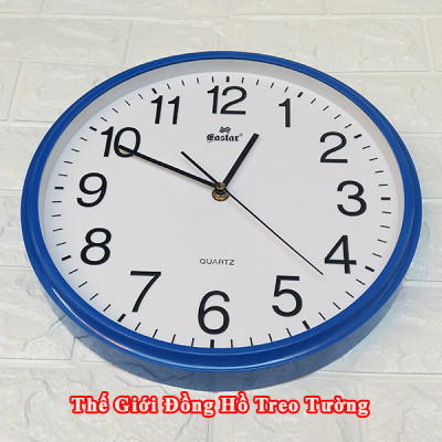 Đồng Hồ Treo Tường Cao Cấp KIM TRÔI EASTAR – Số Nổi 3D – Tặng Pin MAXELL – BH 1 Năm