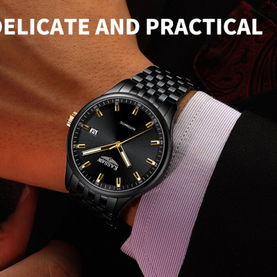 Đồng hồ nam chính hãng KASSAW K899-3 Kính sapphire ,chống xước ,Chống nước 30m ,Bảo hành 24 tháng,Máy cơ (Automatic),dây thép không gỉ, thiết kế đơn giản dễ đeo