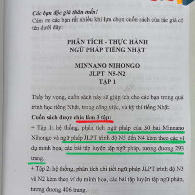 SÁCH TIẾNG NHẬT N5-N4: TỪ VỰNG-KANJI-NGỮ PHÁP MINANO, JLPT