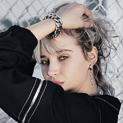 Bông tai xích chữ O phong cách hiphop Âu Mỹ cực cool