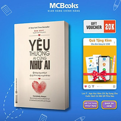 Sách - Yêu Thương Ai Cũng Như Ai - MCBooks