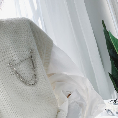 Cài áo unisex thời trang giới trẻ titan thép không gỉ mới