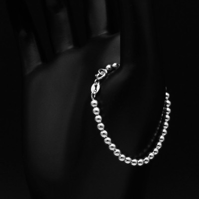 Lắc Tay Lắc Chân Trẻ Em Bạc Hiểu Minh LTE045 bạc ta