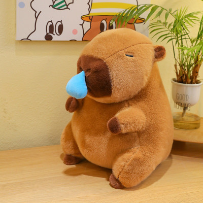 (QUÀ TẶNG KHÔNG BÁN) THÚ BÔNG CAPYBARA 25CM