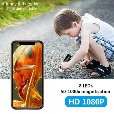 Kính hiển vi kỹ thuật số không dây Terino WF1000X (Phóng đại 50x-1000x)- Hàng chính hãng