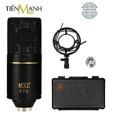 Micro MXL 770 Thu Âm Condenser Livestream Mic Phòng Thu Studio MXL770 Chuyên Nghiệp Microphone Cardioid Hàng Chính Hãng