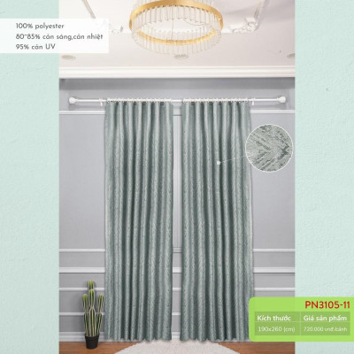 Rèm may sẵn  130x200cm các màu