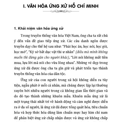 Văn Hoá Soi Đường Cho Quốc Dân Đi - Văn Hoá Ứng Xử Hồ Chí Minh Trong Xây Dựng Con Người Mới