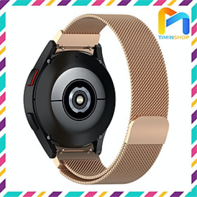 Dây đeo Samsung Watch 4/ 4 Classic - Dây thép khóa nam châm, 2 đầu cong (DTC)