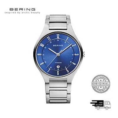 Đồng Hồ Nam Bering Titanium Màu Xanh Dương 11739-707