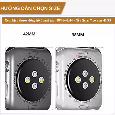 Dây Đeo Đồng Hồ Thay Thế Dành Cho Apple Watch 48 Ultra 45/44/42mm - 41/40/38mm, Chất Liệu Da Bò Italy Cao Cấp Màu Nâu Tương Thích Các Phiên Bản Series 8/7/6/5/4/3/2/1/SE Bảo Hành 12 Tháng