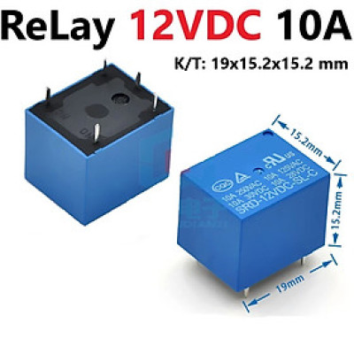 (COMBO 10 CÁI) Relay 5 Chân 12V - 24V 10A, Rơ Le 5 Chân 10A, HÀNG SONGLE LOẠI TỐT