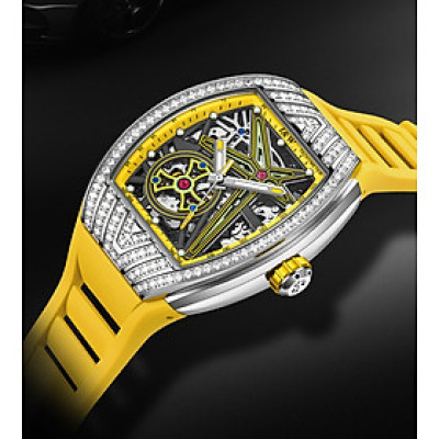 Đồng Hồ Nam I&W Carnival 759G2 Chính Hãng Full Box Chống Nước Kính Chống Xước Dây Silicone BH 5 Năm (Máy Cơ Tự Động)