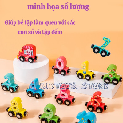 Đoàn Tàu Số Đếm Nam Châm Từ Tính Cho Bé ĐỒ CHƠI GIÁO DỤC