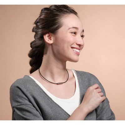 Vòng cổ Phiten rakuwa choker square II Aqua metax TG890051/TG890052