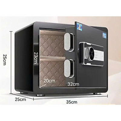 Két Sắt Điện Tử Thông Minh 30E, Két Sắt Gắn Tường Khóa Vân Tay Khóa Số Chống Cháy Chống Trộm, an toàn cao cho gia đình