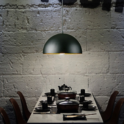 Đèn thả chóa mạ đồng 2 lớp SuperVilighting THACHOAMADONG đèn thả phòng khách phòng thời trang bàn ăn