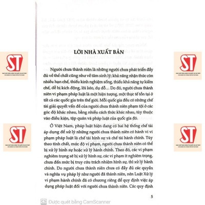 Sách - Xử Phạt Vi Phạm Hành Chính Đối Với Người Chưa Thành Niên - Thực Trạng Và Hướng Hoàn Thiện - NXB Chính Trị Quốc Gia
