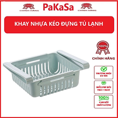 Khay nhựa kéo đựng tủ lạnh 20.5x16.5x7.5cm đa năng - Hàng chính hãng