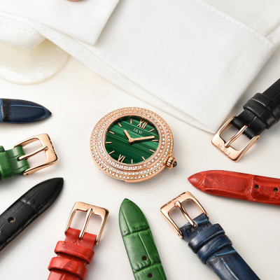 Đồng Hồ Nữ I&W Carnival 3008L Chính Hãng BH 24T Chịu Nước 30m Kính Chống Xước Dây Da Cao Cấp ( Máy Quartz)