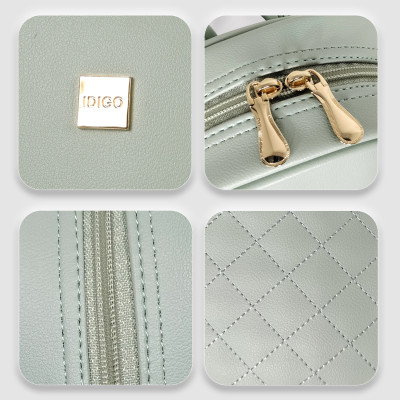 Balo da nữ đi chơi, ba lô công sở nhỏ gọn xinh xắn IDIGO FBP2 - 2021