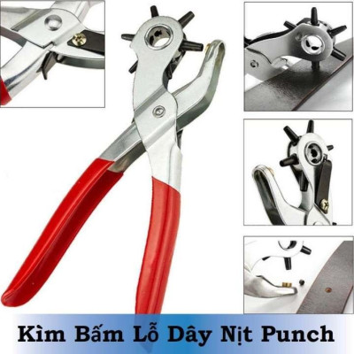 Dụng cụ Bấm Lỗ Dây Nịt, Dây Đồng Hồ và Các Loại Dây Da- Hàng chính hãng