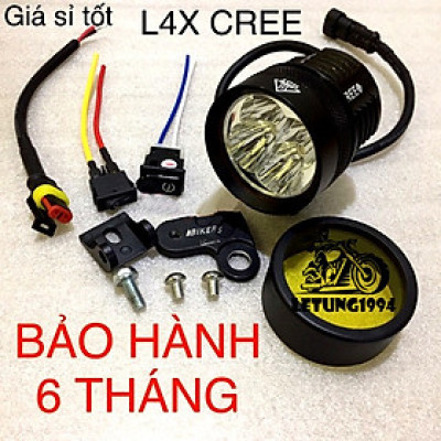 Đèn Trợ Sáng L4X Cree Loại 1 Chống Nước Tuyệt Đối đèn siêu sáng