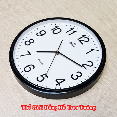 Đồng Hồ Treo Tường Cao Cấp KIM TRÔI EASTAR – Số Nổi 3D – Tặng Pin MAXELL – BH 1 Năm