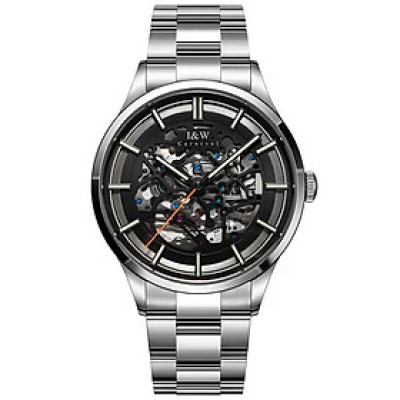 Đồng Hồ Nam I&W Carnival 588G3 Chính Hãng Full Box Chống Nước Kính Chống Xước Dây Thép Cao Cấp BH 60T (Máy Cơ Tự Động)