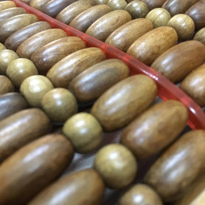 Gối Hạt Gỗ Bách Xanh Cao Cấp ,  Gối Công Thái Học - Kích Thước 43cmx24cmx8/4cm ( video , hình thật )