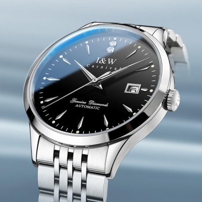 Đồng hồ nam chính hãng IW Carnival  IW731G-2 ,kính sapphire,chống xước,chống nước 50m,Bh 24 tháng,máy cơ (automatic)