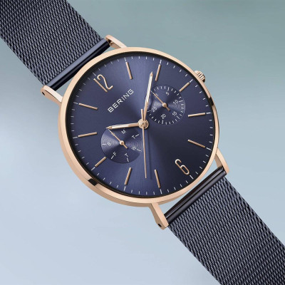 Đồng Hồ Nữ Bering Classic Màu Xanh Dương 14236-367