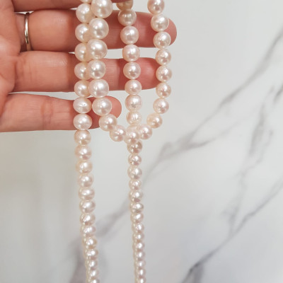 Bộ Trang Sức Ngọc Trai Trắng Bóng đẹp lắm ạ  Size hạt 8mm có khoen đẹp  Combo gồm cả vòng và Dây đeo cổ đẹp sang món quà ý nghĩa luôn ạ