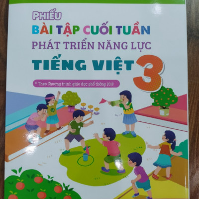 Sách - Combo Phiếu bài tập cuối tuần phát triển năng lực Toán + Tiếng Việt 3 ( Kết Nối )